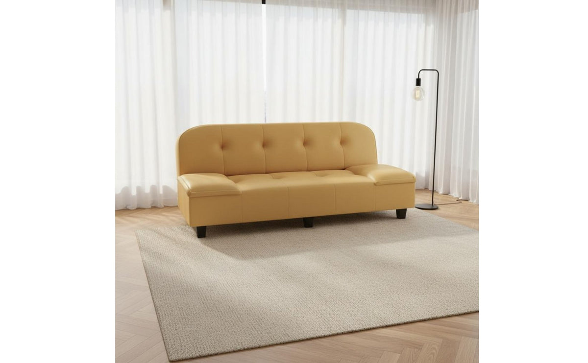 Small Space Sofa Bed Scratch-Resistant Material Foldable Sleeper Sofa Adjustable Backrest Convertible Couch for Studio Apartment