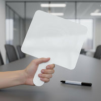 10 Pieces Double Sided Whiteboard Lightweight Handheld Dry Erase Board