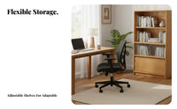 Tall Sliding Door Storage Shelf Allergen-Resistantresistant Storage Furniture Space-Saving Design Adjustable Shelves
