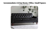 Nordic Influence 3-Seater rugged Settee Modern Design Multi-Piece Seating Group Minimalist look Sofa Designer Look for Small Apartment Dwellers, Interior Designers, Office Managers, Reception Area, Lounge
