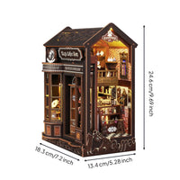 DIY Coffee Shop Model Gift Idea Coffee Shop Book Nook Easy Assembly for Adults