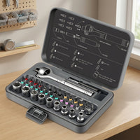 Ratcheting Screwdriver Set Portable Screwdriver Set with Case Lightweight