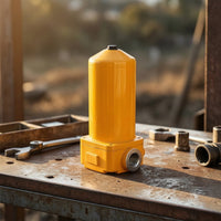 Cylindrical Fuel Filter with Steel Core Direct Fit Oil Water Separator Heavy-Duty Compact for Workshop Technicians