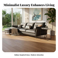 Chaise Lounge Sofa Minimalist design & aesthetics L-Shaped Chaise Sofa Modern design-living Room Furniture for Apartment Dwellers, Homeowners, Studio