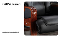 Four-Legged Managerial Chair Comfortable
