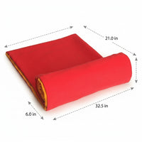 Picnic Blanket with Waterproof Backing for Outdoor Activities, Thickened Padded Polyester Microfiber Camping Mat, Solid Color Beach Blanket