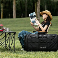 Large Capacity Wheeled Travel Organizer Bag with Handle
