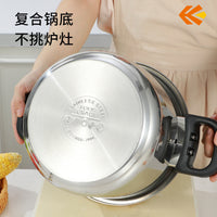 304 Stainless Steel Pressure Cooker for Induction Cooktops