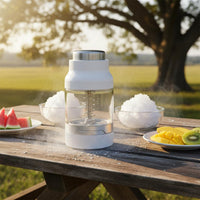 Hand Crank Shaved Ice Machine Easy to Use Kitchen Tool