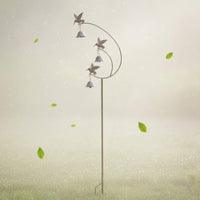 Metal Hummingbird Sculpture Outdoor Decoration Hummingbird Garden Stake Weather-Resistant Bird Garden Stake