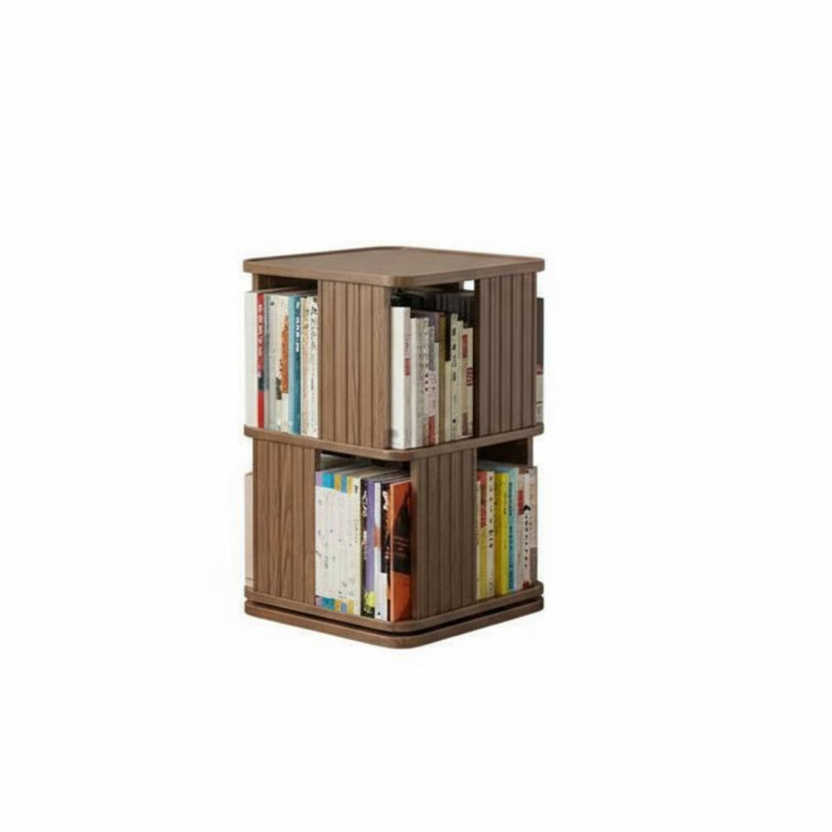 360 rotating bookshelf Space-Saving Design bookshelf Large Capacity for Children