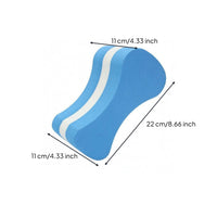 Figure-8 Shape Leg-Clamp Kickboard Lightweight EVA Foam Kickboard Compact Kick Board Easy to Carry for Pool