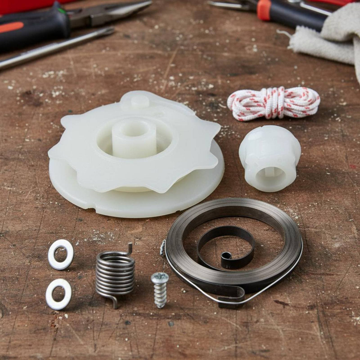 Pruning Tool Recoil Starter Kit Save Maintenance Time Starter Pulley Coil Kit