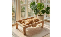 Feline Hammock Bed Wooden Frame Hammock Feline Bed Rectangular