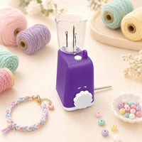 Electric Rope Knitting Machine Clamping Mount Braided Cord Creator USB Cable