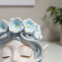 Flower Fairy Vase European Design Fairy Head Vase Creative Design for Entryway