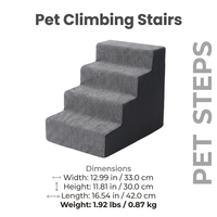 Pet Sofa Bed Access, Dog Small Dogs, Washable Steps, High Density Foam Pet Ramp, Gentle Slope Dog St - Image 5