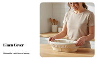 Breathable Material Banneton Basket Liner Pure Cotton Linen Bread Proofing Basket Liner Moisture Wicking Bread Mixture Proofing Cloth Reusable for Home Bakers, Bakery