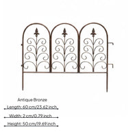 Decorative Metal Fence Panel Climbing Plant Support for Yard, Walkway, Gardeners