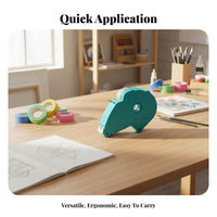 Masking Tape Applicator Portable Masking Tape Dispenser Precise Application Space-Saving Design for Crafters