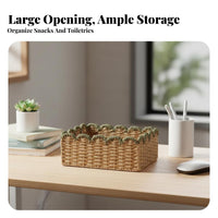 Clear storage container with Handles Easy to Clean Organizer container adaptable for Dorm Room