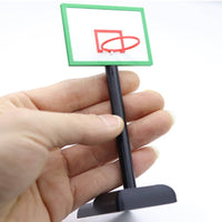 1/12 Scale Basketball Hoop Lightweight Dollhouse Basketball Hoop Bright Colors