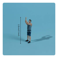 1:64 Climbing Miniature Realistic Rock Climber Figures Long-Lasting for Shelf