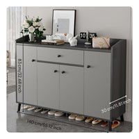 Large Capacity Footwear Storage Unit Space Saving Design Shoe Storage Cabinet Sturdy Construction for Homeowners, Apartment Dwellers, Hallway, Mudroom
