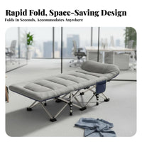 Folding Rollaway Bed Foldable Design Single Cot Multi-Purpose for Home, Hospital