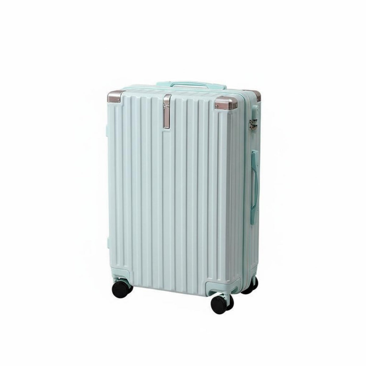 20 Inch Carry-on Luggage Sturdy Wheeled Trolley Case Combination Lock for Women