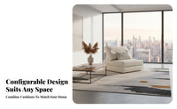 Configurable Block Sofa Bed Removable and Cleanable Cover Living Room Furniture Easy Assembly Pull-Extendable Sleeper Sleeper