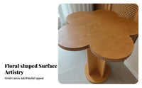 Pedestal Side Table Minimalist Design Household Furniture Compact for Homeowners