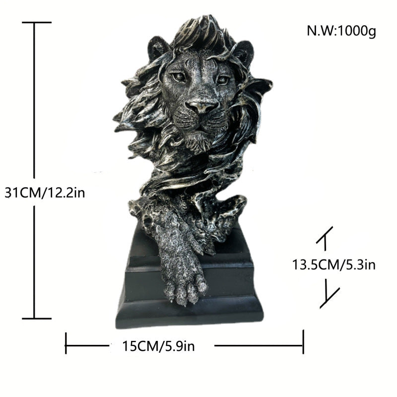 Silver / Lion Head