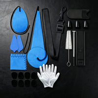 Saxophone Cleaning Kit Absorbent Saxophone Care Kit Zippered for Instrumentalists, Students, Travel, Rehearsals