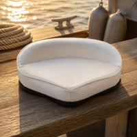 Triangular Boat Seat Comfortable Cushioned Fishing Boat Chair Easy to Clean Marine Bucket Seat for Yacht