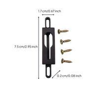 Sliding Opening Lock, Security Hook Latch, Child Protection Lock, Easy Installation for Kitchen, Balcony, Patio Doors, Sturdy Metal