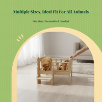 Wooden pet bed for small pets