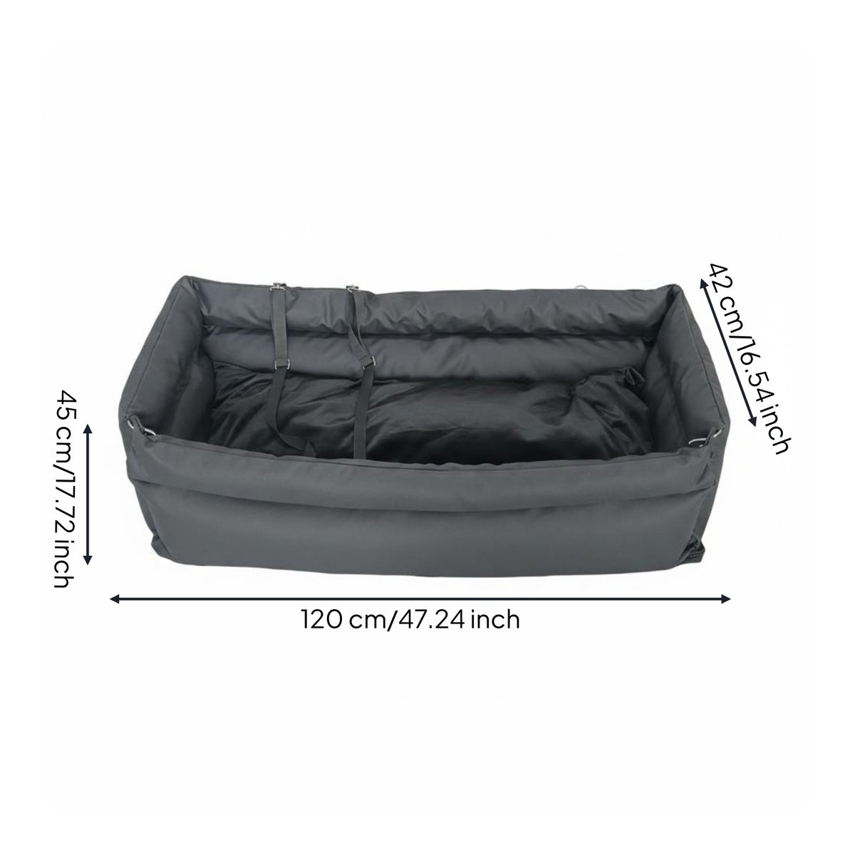 Dog Car Seat Bed PU Leather Vehicle Pet Nest Thickened