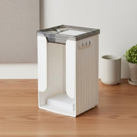 Instant Pasta Storage Box With Lid Foldable Pantry Bin Space Saving for Cabinet