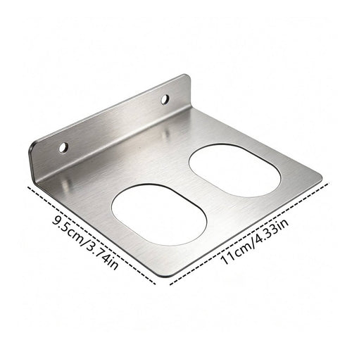 Wall Mounted Hammer Holder Brushed Finish Garage Tool Organizer Wall Mount