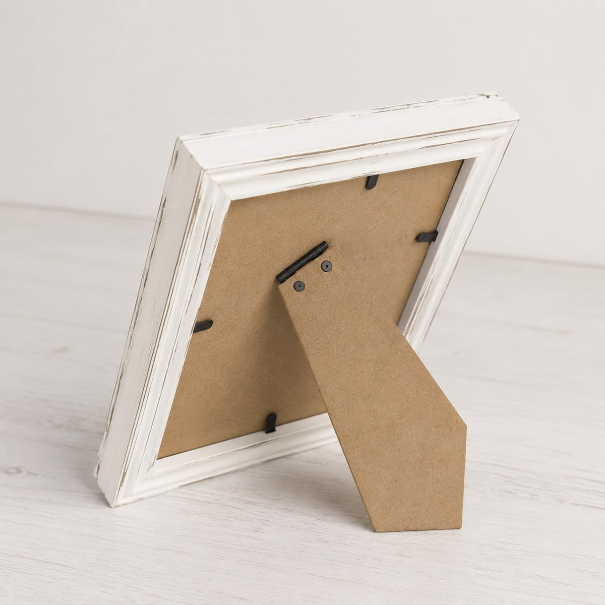 Distressed MDF Photo Frame for Living Room Wall or Tabletop Display, Home Office Decor Picture Frame