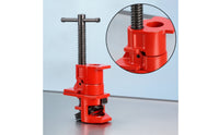 Threaded Pipe Clamp Head Hand-Tightening Glue-up Clamp Quick-Lock Tool Sturdy for Woodworkers