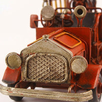 Vintage Fire Truck Model - Red Iron