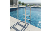 Stainless Steel Detachable Pool Ladder Sturdy Pool Ladder with Handrails Heavy-Duty Non-Slip