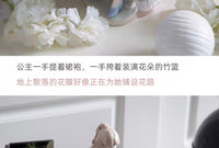 European Style White Porcelain Figurine Home Decor