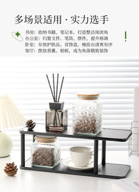 茶杯架子桌面博古架小型中式茶桌置物架茶壶收纳柜茶具摆放展示架