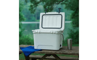 Insulated Portable Cooler Stain Resistant Cooler Box Sturdy Ice Box Leakproof for Camping, Car