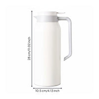 Vacuum Insulated Pot Large Capacity Stainless Steel Insulated Container Jug Presentable Hot Water Pitcher