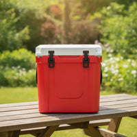 Secure Insulated Cooler Box Portable Hard Cooler Sturdy Heavy-Duty for Campers, Travelers, Camping, Road Trips, Picnics, Jobsites