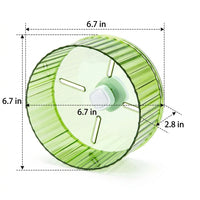 Parrot Running Wheel Bird Exercise Wheel, Small Bird Wheel, Screw-on Wheel Bird Cage Accessory for Cockatiel Parakeet